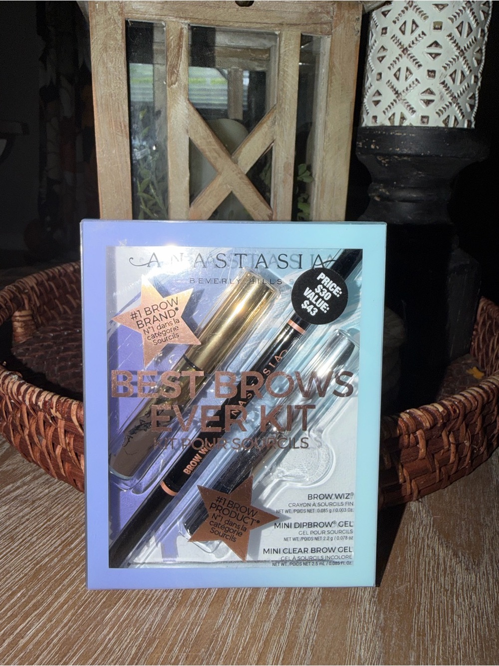 Anastasia Beverly Hills Best Brows Ever Kit - Dark Brown/Clear RV $30!